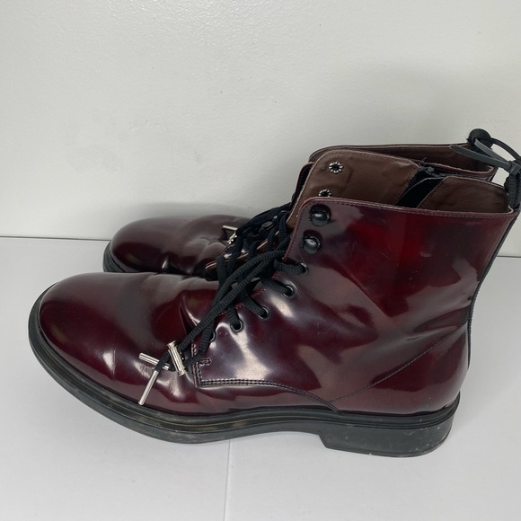 BOEMOS Men's Italian Burgundy Boots - Picture 5 of 8